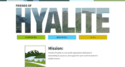 Desktop Screenshot of hyalite.org